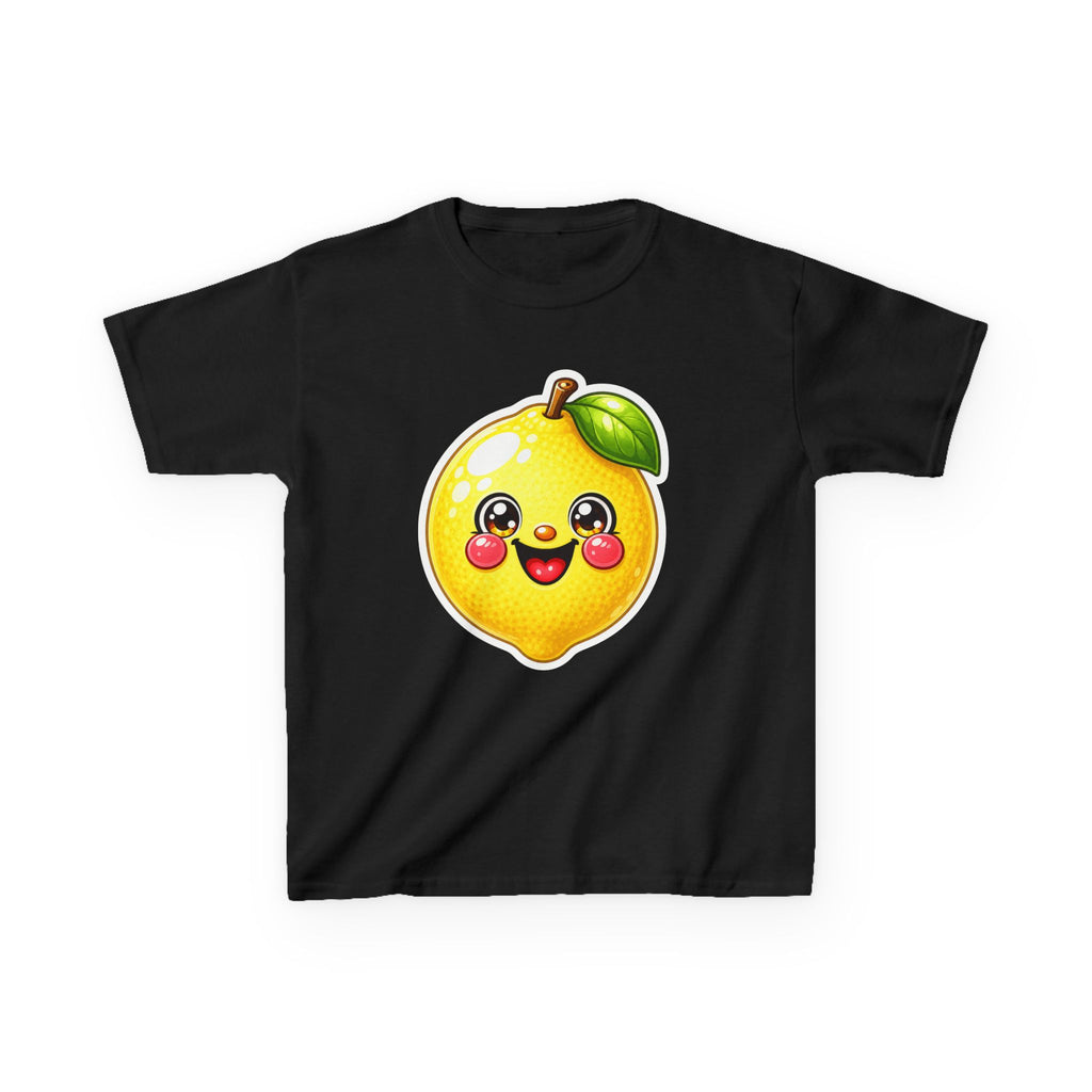 Kids Lemon T-Shirt — 'Stay Zesty' Cute Smiling Lemon Fruit Graphic Tee