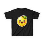 Kids Lemon T-Shirt — 'Stay Zesty' Cute Smiling Lemon Fruit Graphic Tee