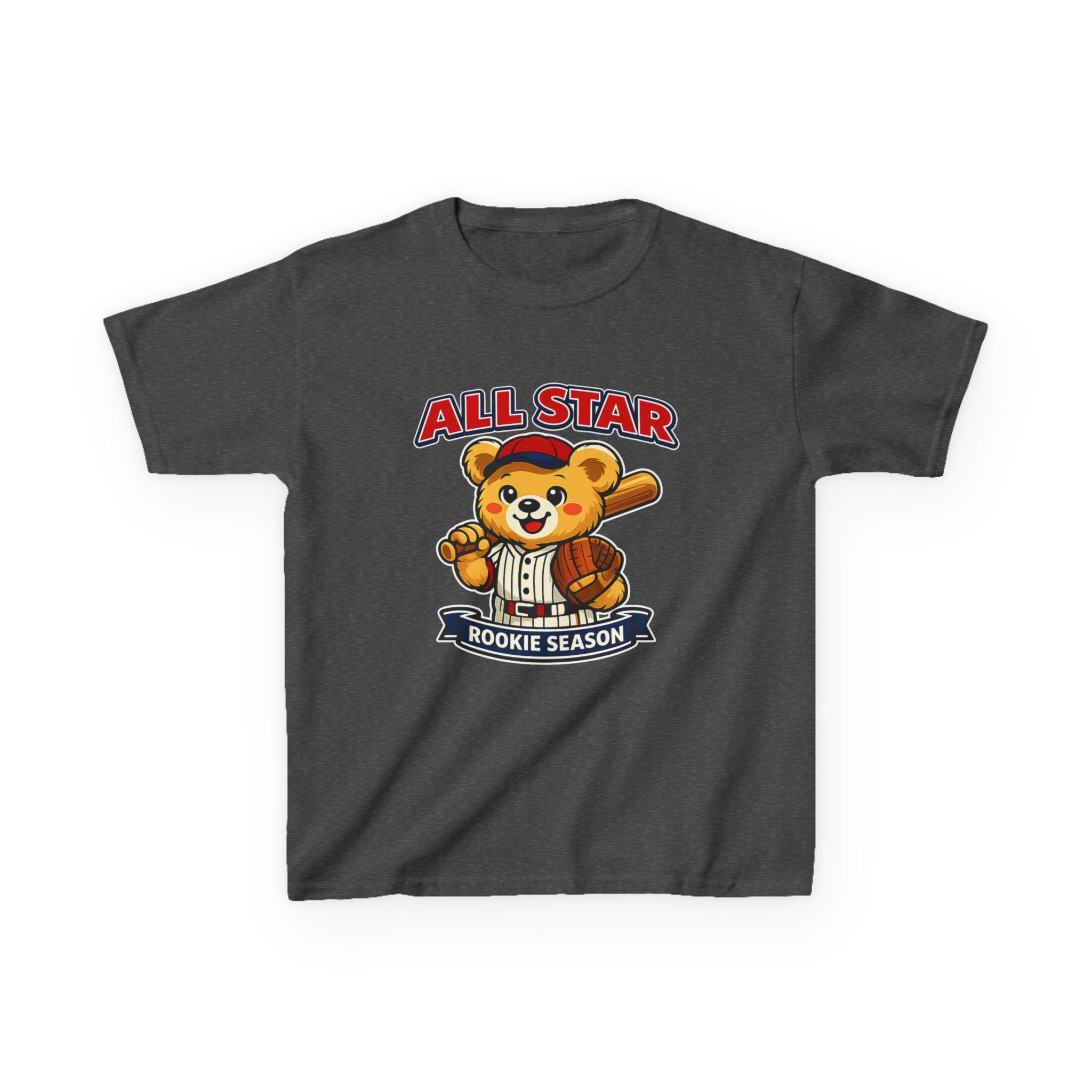 Bear Baseball - Kids T Shirt
