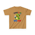 Kids Birthday T-Shirt — 'Today Is My Big Day' Birthday Dino Graphic Tee