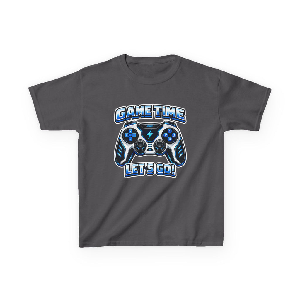 Kids Game Time T-Shirt — 'Let's Go!' Video Game Controller Graphic Tee