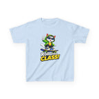Kids Skateboarding Cat T-Shirt — 'Roll into Class!' Back-to-School Graphic Tee