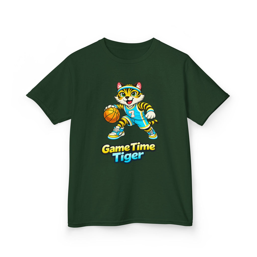 Kids Basketball Tiger T-Shirt – Game Time Graphic Tee