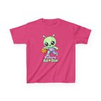 Kids Alien T-Shirt — 'Future All-Star' Alien Basketball Graphic Tee