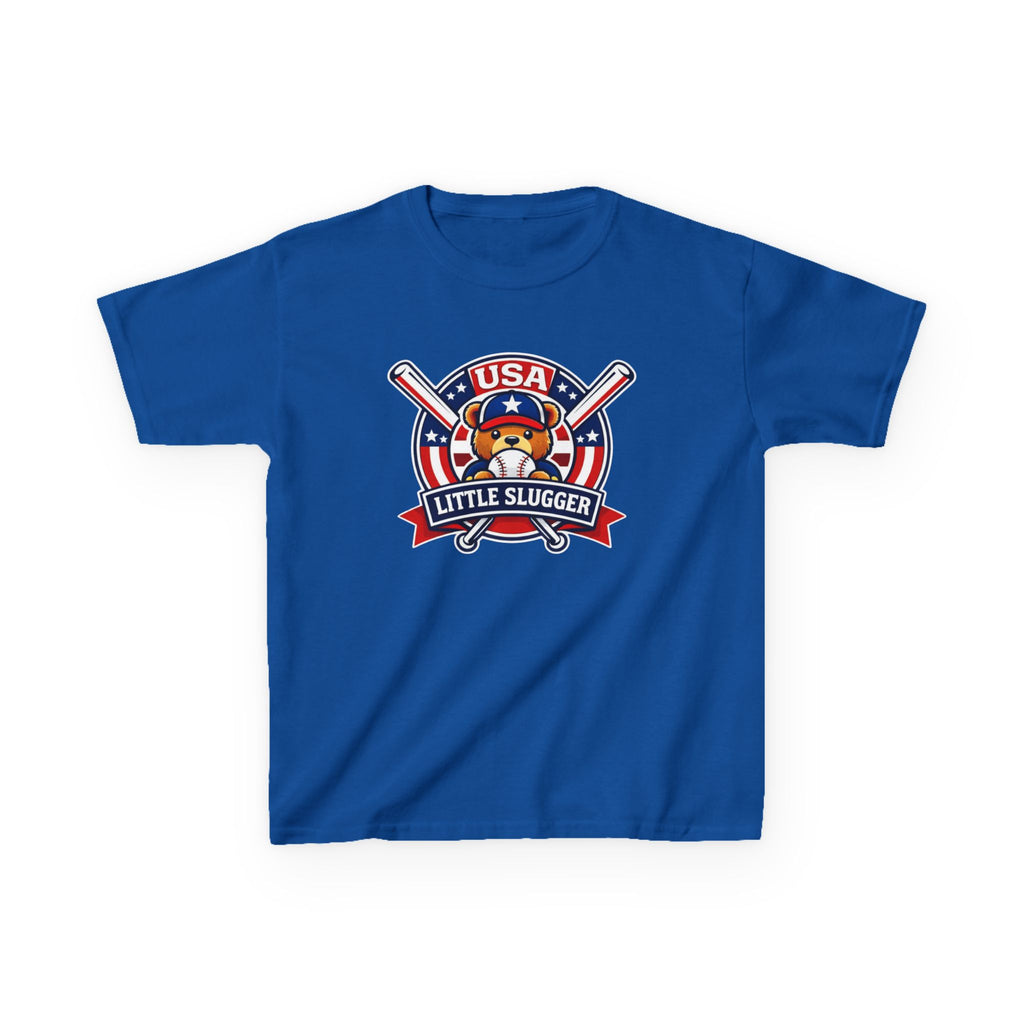 Kids Baseball T-Shirt — 'Little Slugger' USA Baseball Graphic Tee