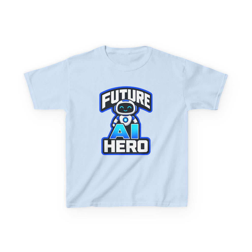 Kids Robot T-Shirt — 'Future AI Hero' STEM Graphic Tee