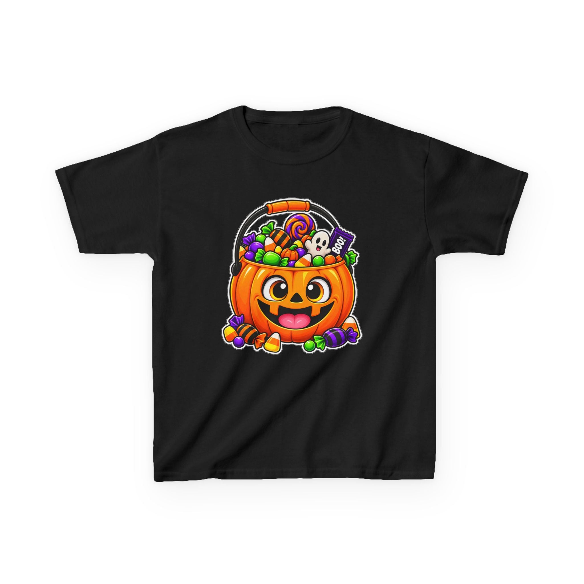 Kidxtr™ Kids Pumpkin T-Shirt — 'Spooky Season' Halloween Graphic Tee