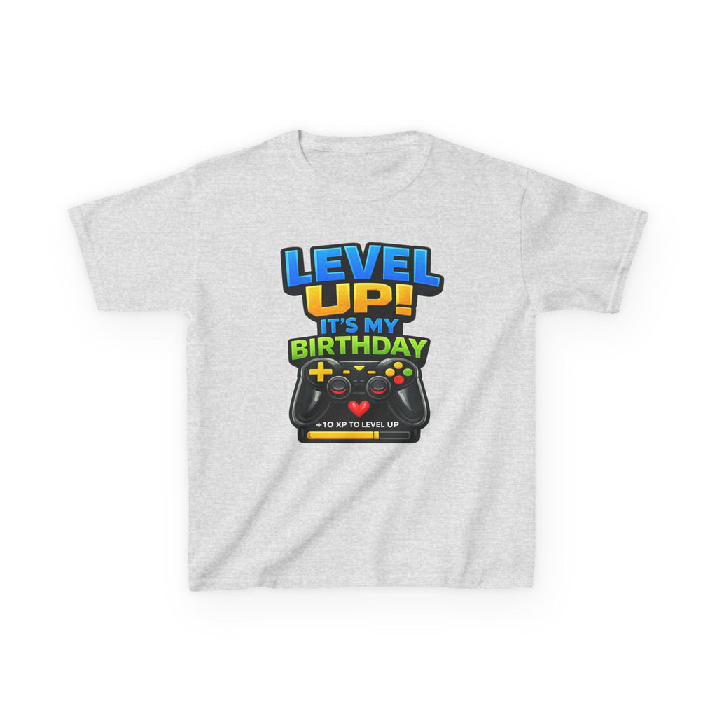 Kids "Level Up! It's My Birthday" Gaming Tee