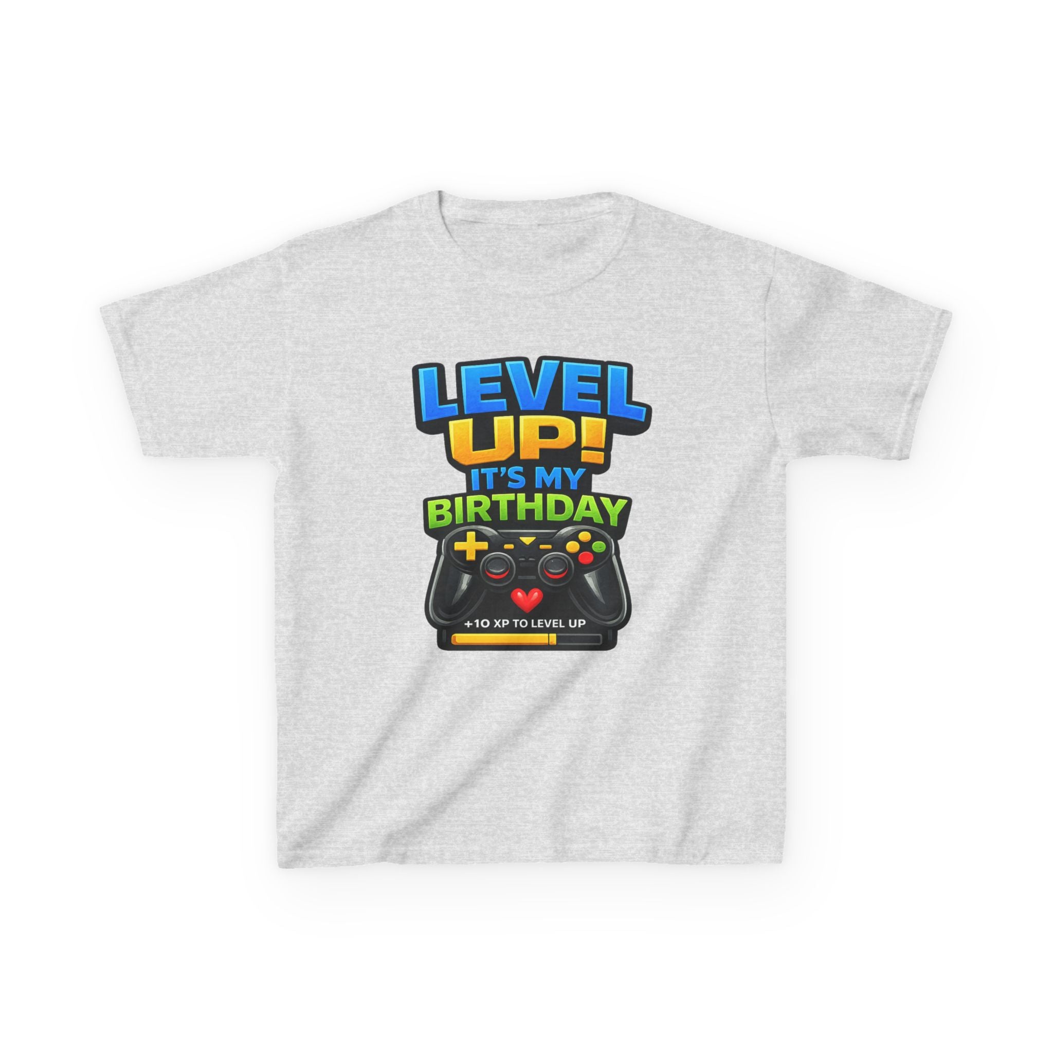 Kids "Level Up! It's My Birthday" Gaming Tee