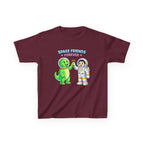 Kids Tee — "Space Friends Forever" Astronaut & Alien Graphic