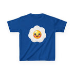 Kids Food T-Shirt — 'Sunny Side Up' Smiling Egg Emoji Graphic Tee