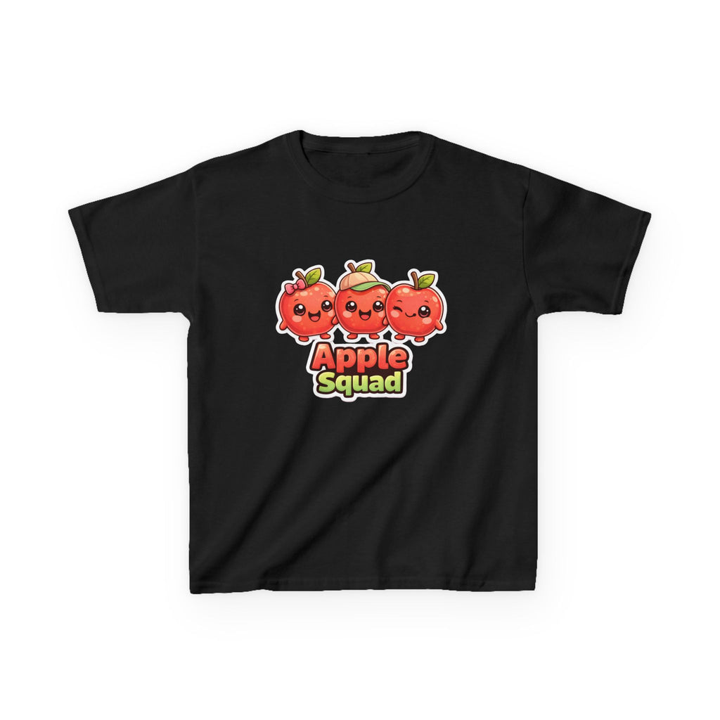 Kids Apple T-Shirt — 'Apple Squad' Cute Fruit Graphic Tee