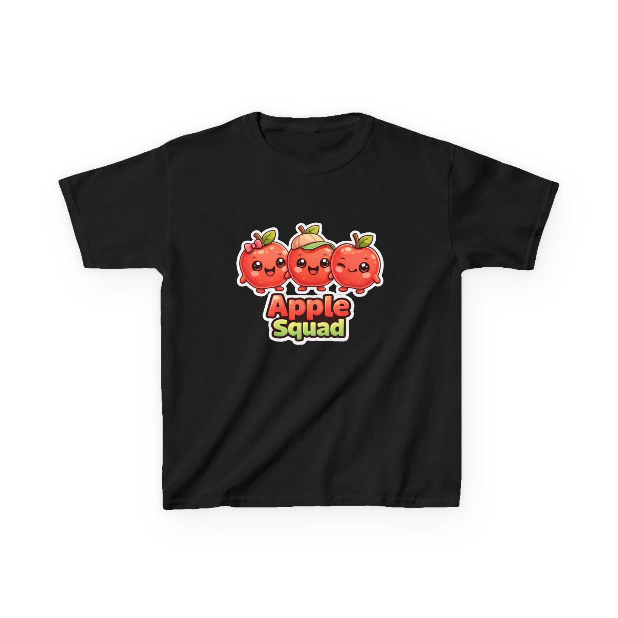 Kids Apple T-Shirt — 'Apple Squad' Cute Fruit Graphic Tee