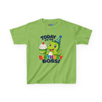 Kidxtr™ Kids Birthday T-Shirt — 'Today I’m the Birthday Boss' Party Turtle Graphic Tee