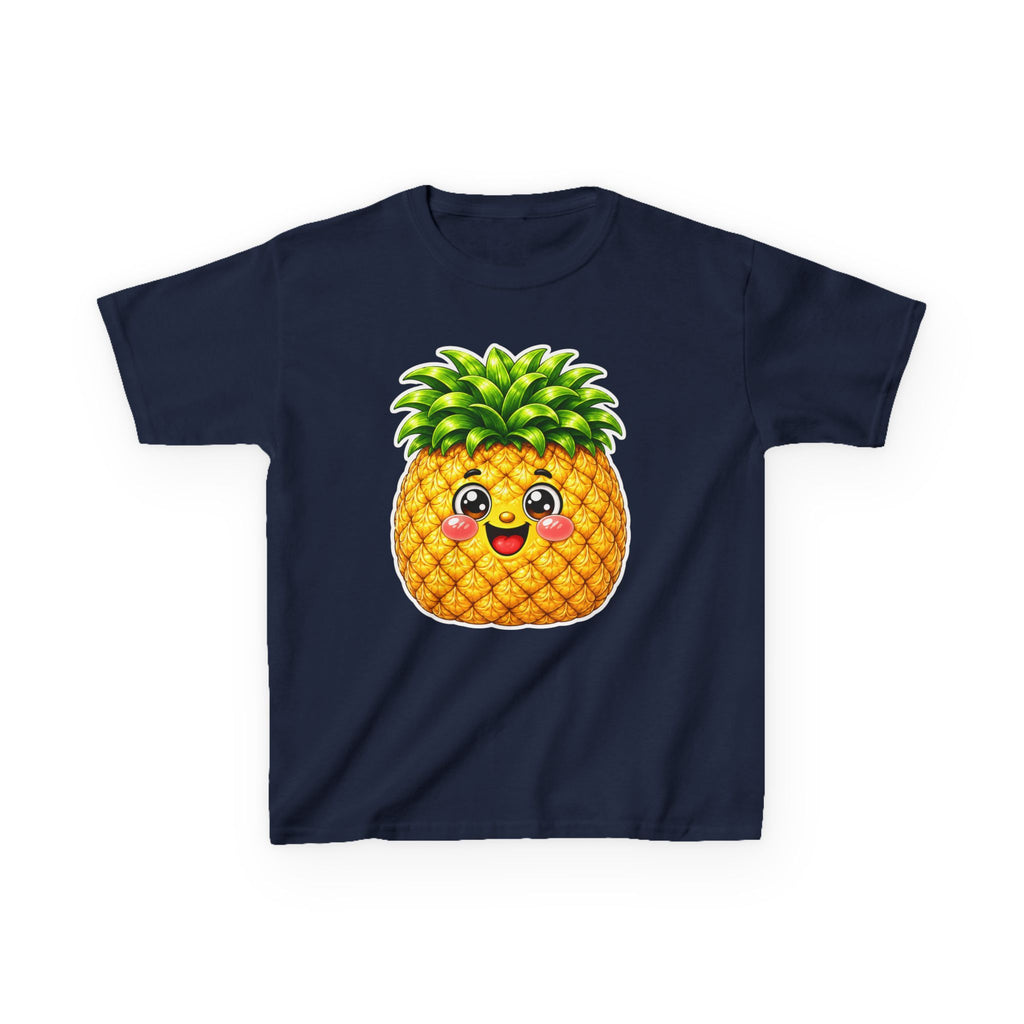 Kids Pineapple T-Shirt — 'So Sweet' Cute Pineapple Face Fruit Graphic Tee