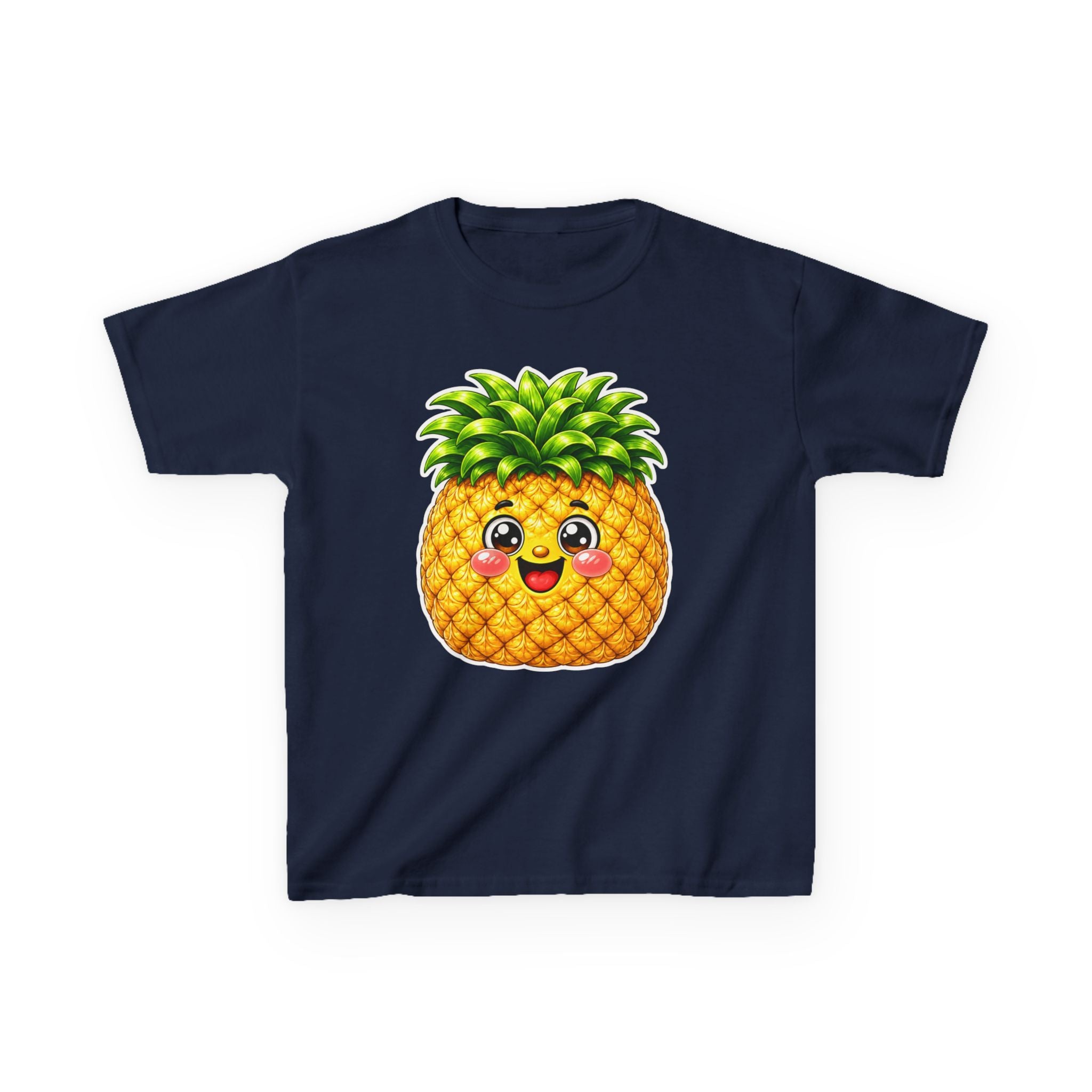 Kids Pineapple T-Shirt — 'So Sweet' Cute Pineapple Face Fruit Graphic Tee