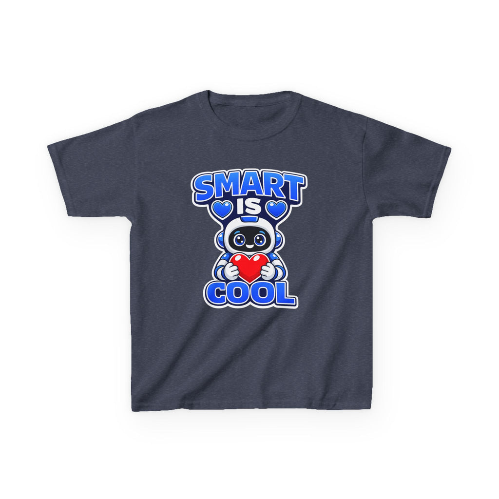 Kids Robot T-Shirt — 'Smart Is Cool' Graphic Tee