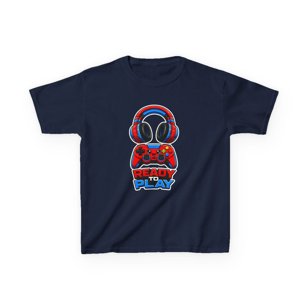 Kids Gaming T-Shirt — 'Ready to Play' Gamer Graphic Tee