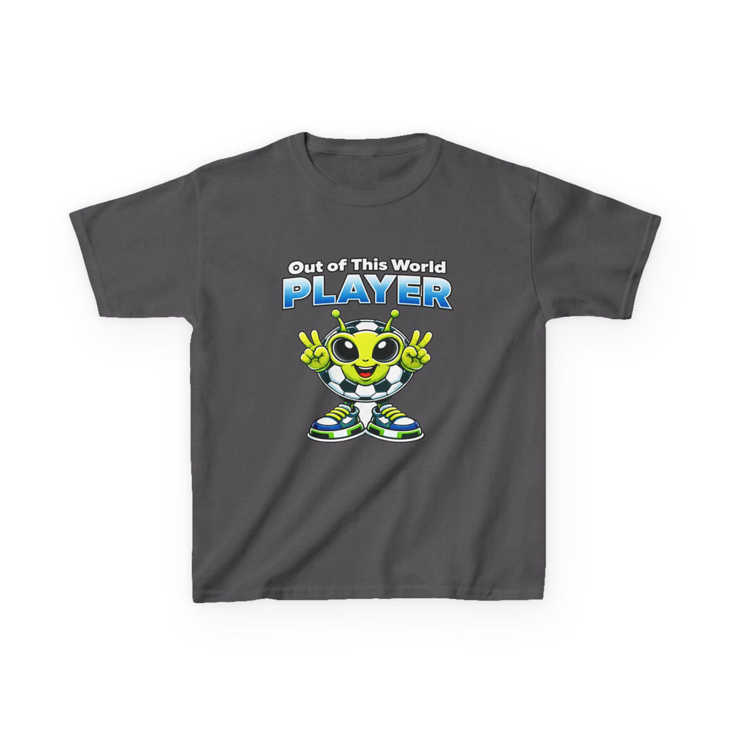 Kids Alien Soccer T-Shirt – Out of This World Graphic Tee
