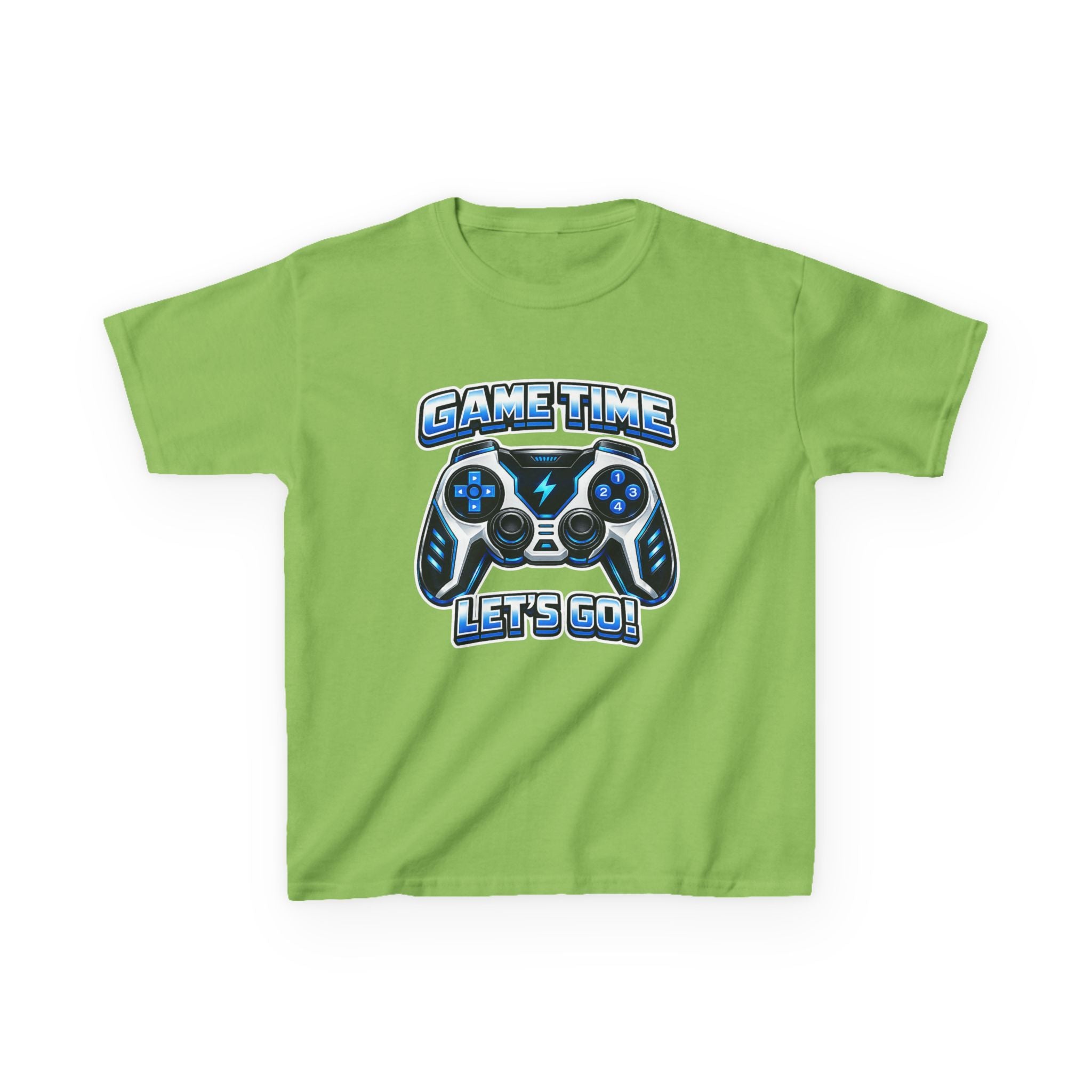 Kids Game Time T-Shirt — 'Let's Go!' Video Game Controller Graphic Tee