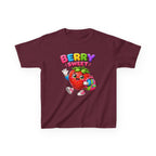 Kids Strawberry T-Shirt — 'Berry Sweet' Cute Strawberry Graphic Tee