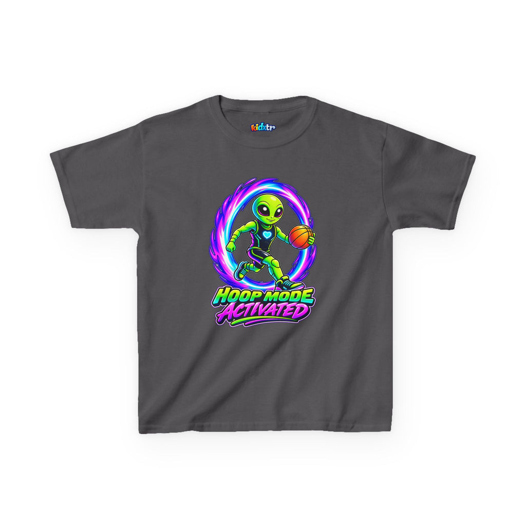 Kidxtr™ Kids Basketball T-Shirt — 'Hoop Mode Activated' Sports Graphic Tee