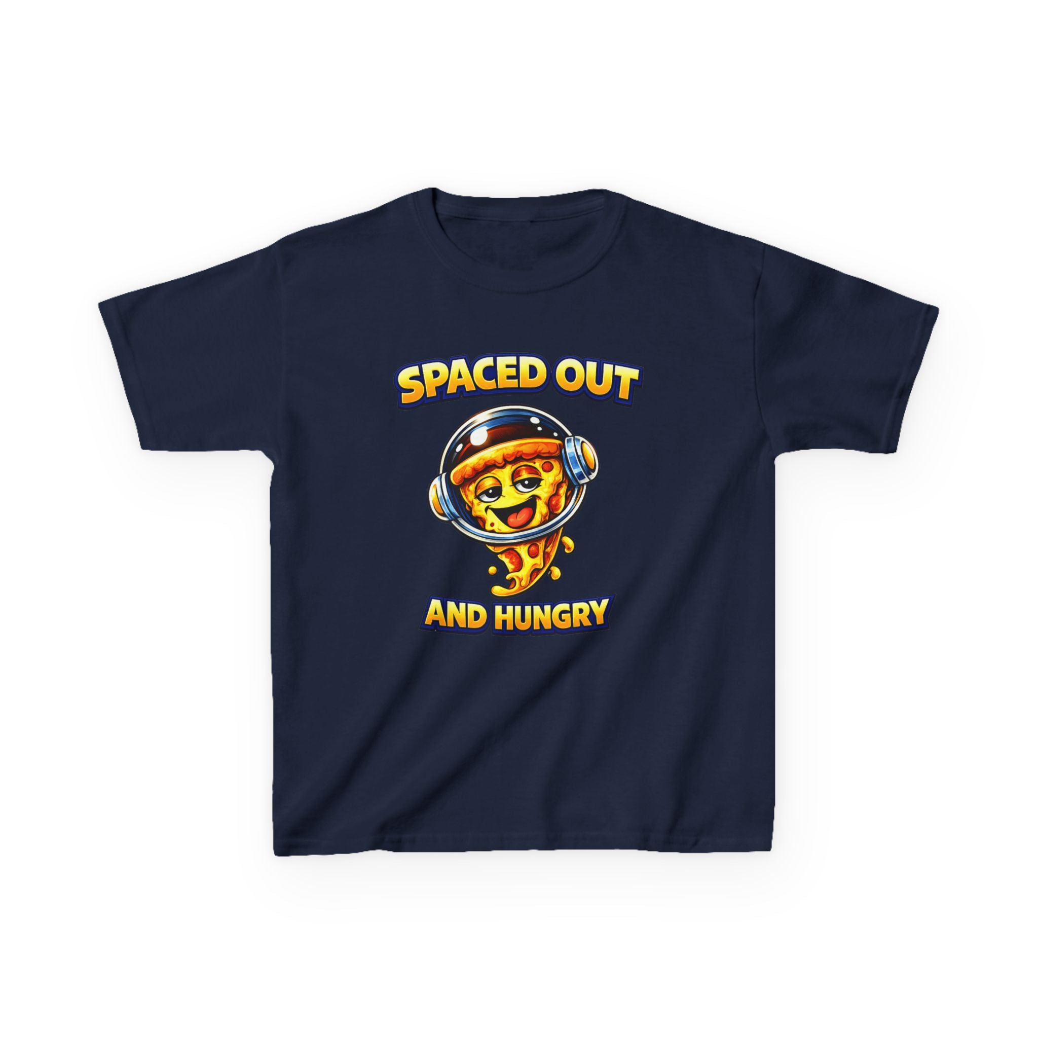 Kids Space T-Shirt – Astronaut Pizza Graphic Tee