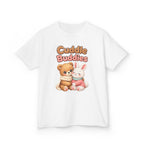 Kids Animal T-Shirt – Cuddle Buddies Bear & Bunny Graphic Tee