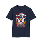 All-Star Gamer Mom T-Shirt — Patriotic Eagle Gaming Graphic Tee