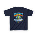 Kidxtr™ Kids Space T-Shirt — 'Hey Earth, Wait For Me!' Alien Spaceship Graphic Tee