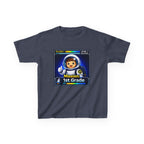 Kids Gaming T-Shirt — 'Mission: 1st Grade' Level Up Astronaut Graphic Tee