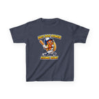 Kids Baseball T-Shirt — 'Hot Dog Power' Home Run Graphic Tee