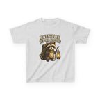 Kids Raccoon T-Shirt — 'Adventures Before Bedtime' Lantern Graphic Tee