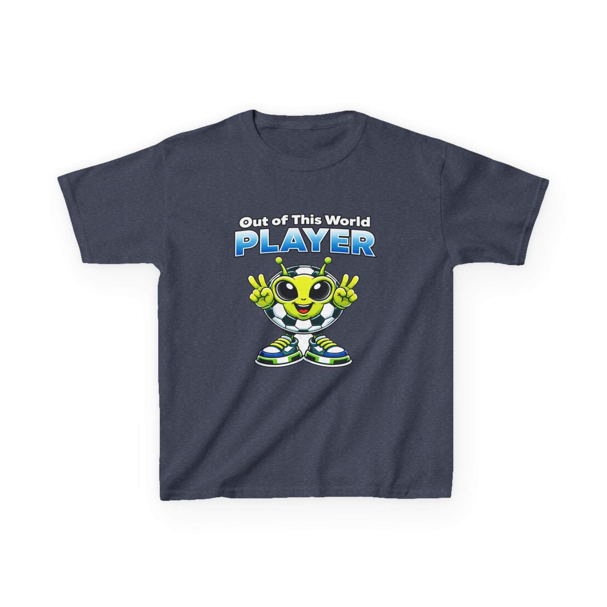 Kids Alien Soccer T-Shirt – Out of This World Graphic Tee