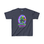 Kidxtr™ Kids Basketball T-Shirt — 'Next Level Hooper' Alien Basketball Graphic Tee