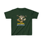 Kids Raccoon T-Shirt — 'Shred & Grin' Skateboarding Raccoon Graphic Tee