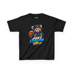 Kidxtr™ Kids Fox T-Shirt — 'Just Leveling Up' Gaming Fox Graphic Tee