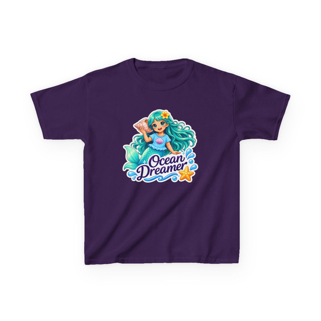 Kids Mermaid T-Shirt — 'Ocean Dreamer' Fantasy Graphic Tee