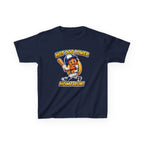 Kids Baseball T-Shirt — 'Hot Dog Power' Home Run Graphic Tee