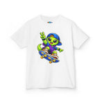 Kidxtr™ Kids Alien T-Shirt — Alien Skateboarding Graphic Tee