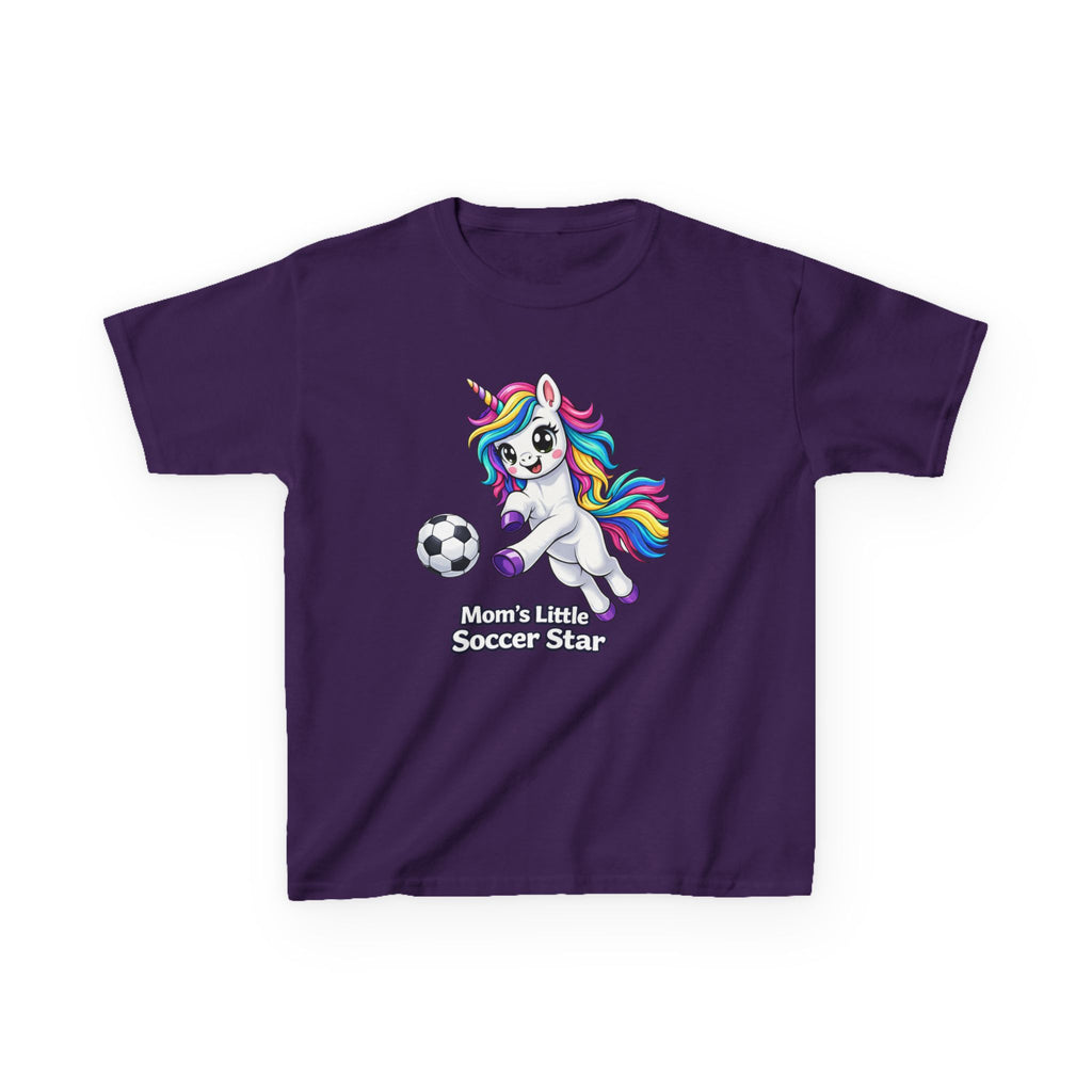 Kids Soccer Unicorn T-Shirt – Mom's Star Graphic Tee