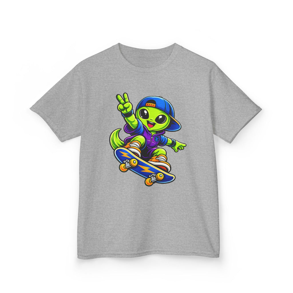 Kids Alien T-Shirt — 'Skate or Alien' Skateboard Graphic Tee