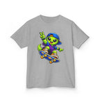 Kids Alien T-Shirt — 'Skate or Alien' Skateboard Graphic Tee