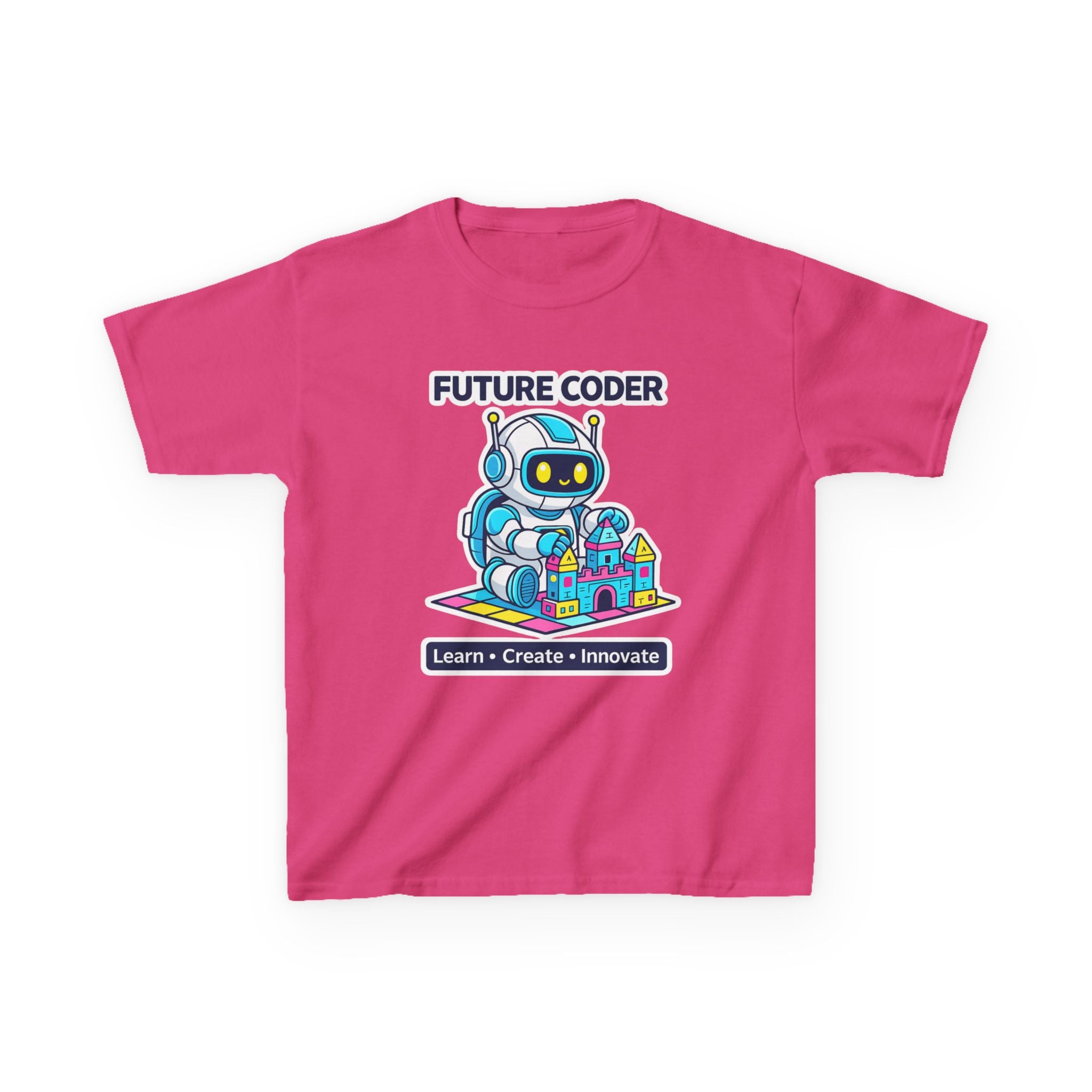Kids Coding T-Shirt – Future Coder Robot Graphic Tee 2