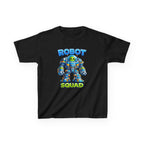 Robot Squad Kids T‑Shirt — Colorful Cute Mech Tee for Boys & Girls