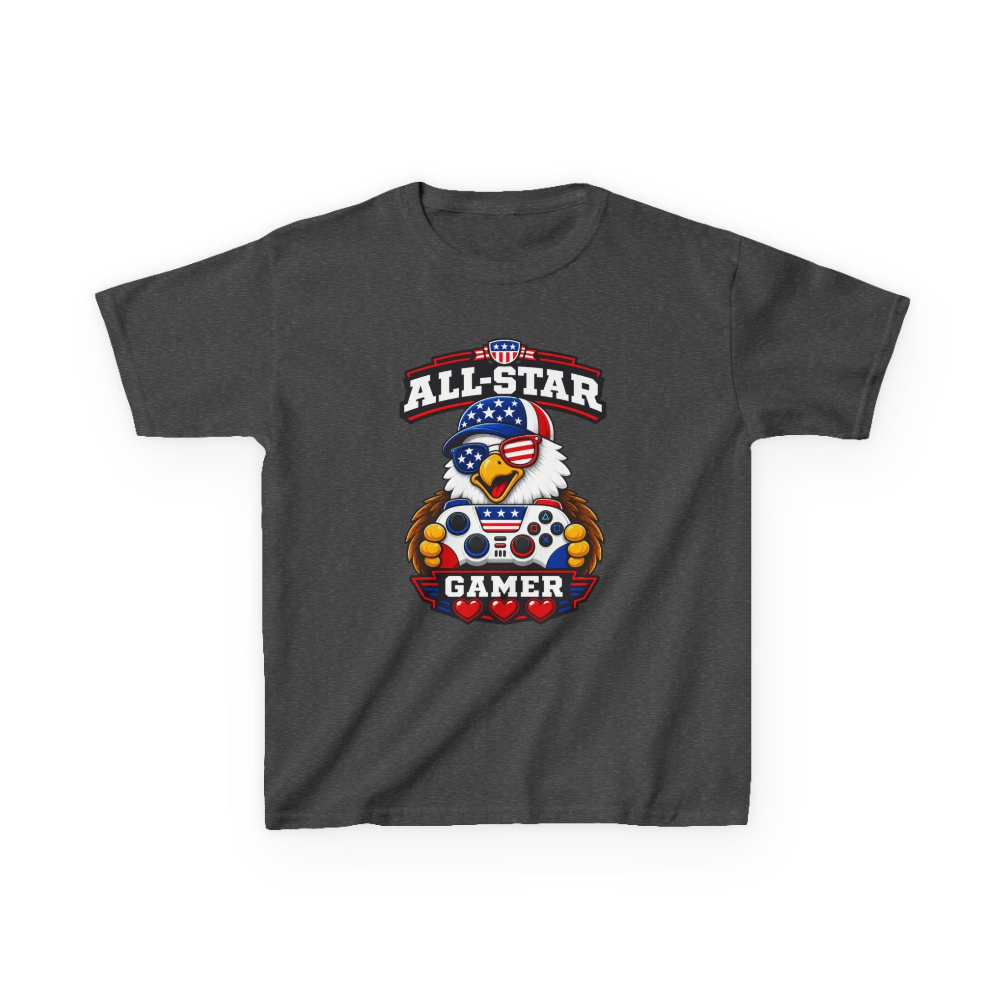 Kids Gamer T-Shirt – All Star Gamer Graphic Tee