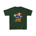 Kids Soccer T-Shirt — 'Goal Getter' Cute Puppy Soccer Graphic Tee