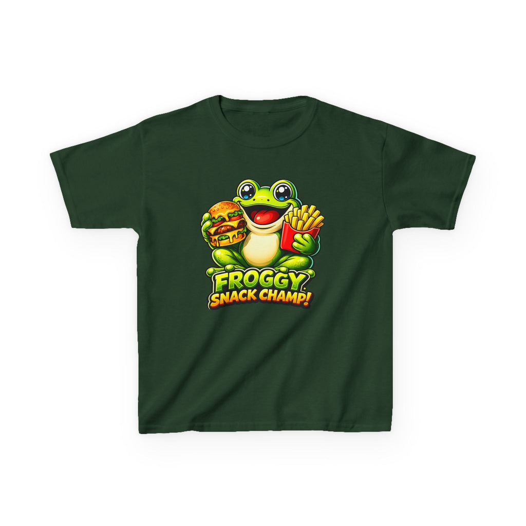 Kids Frog T-Shirt – Froggy Snack Graphic Tee