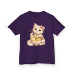 Kids Ramen T-Shirt — 'Ramen Lover' Cute Kitten Eating Ramen Graphic Tee