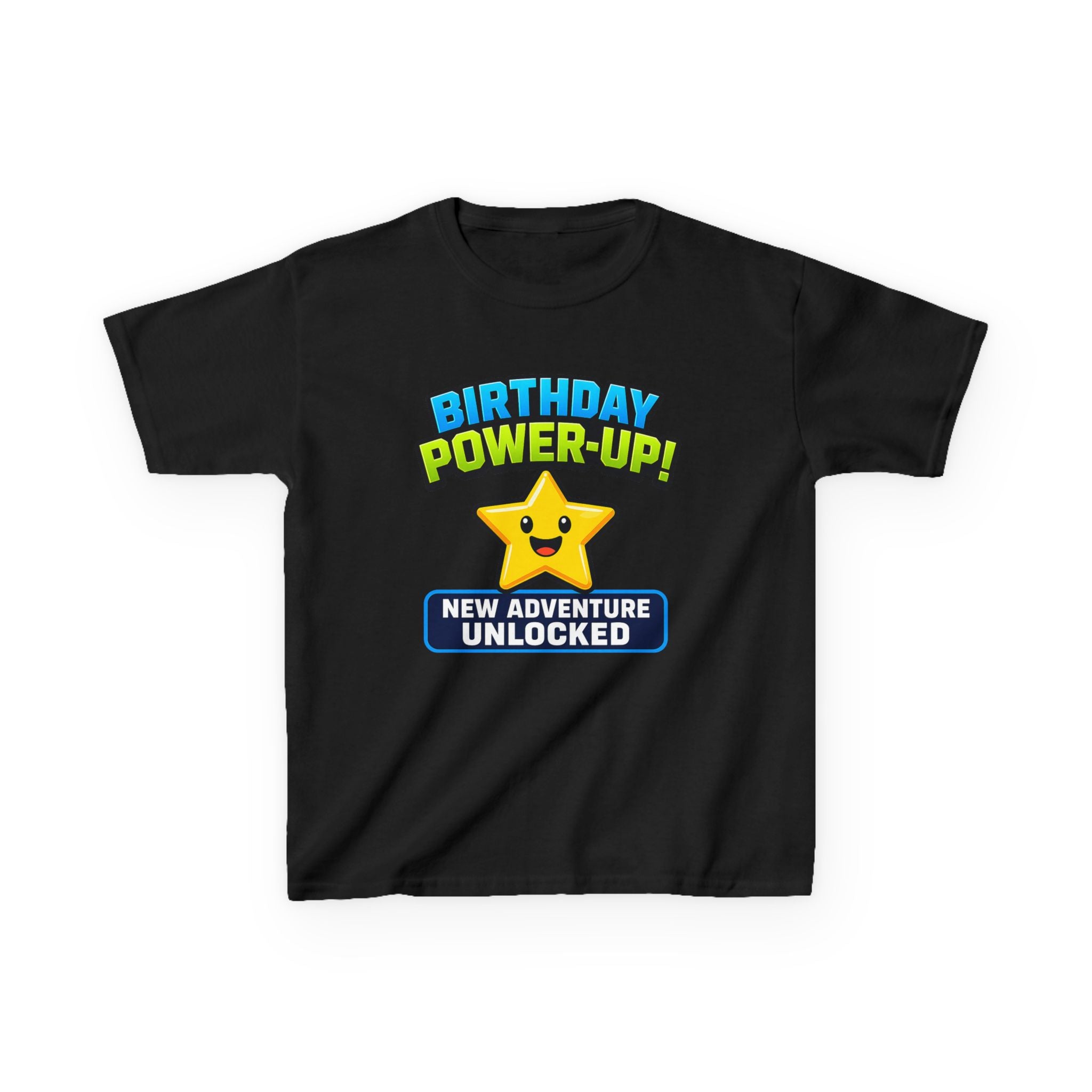 Kids Birthday Gamer T-Shirt – Level Up Graphic Tee